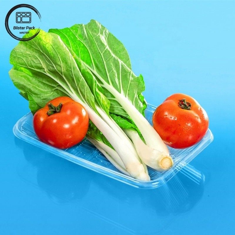 Supermarket Grade Blister Packaging Tray For Fresh Produce Fruits Vegetables And Meats