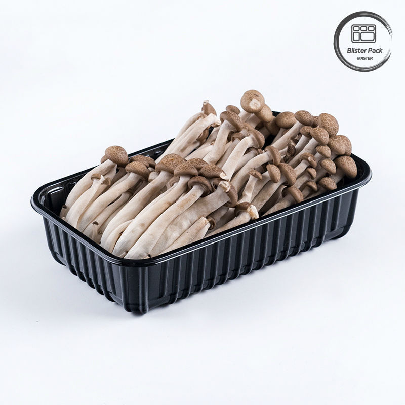 Custom Disposable Plastic Mushroom Punnet Blister Fruit and Vegetable Trays