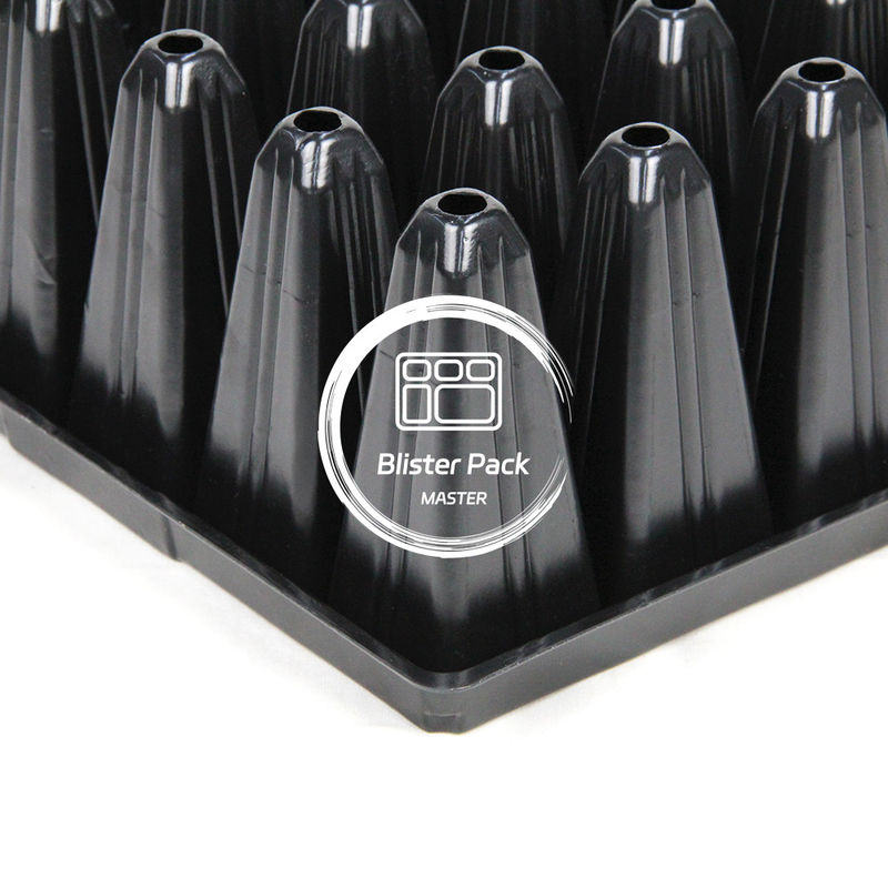 50 Cell Plastic Germination Trays Durable Seed Starter Plug Tray for Efficient Plant Growth
