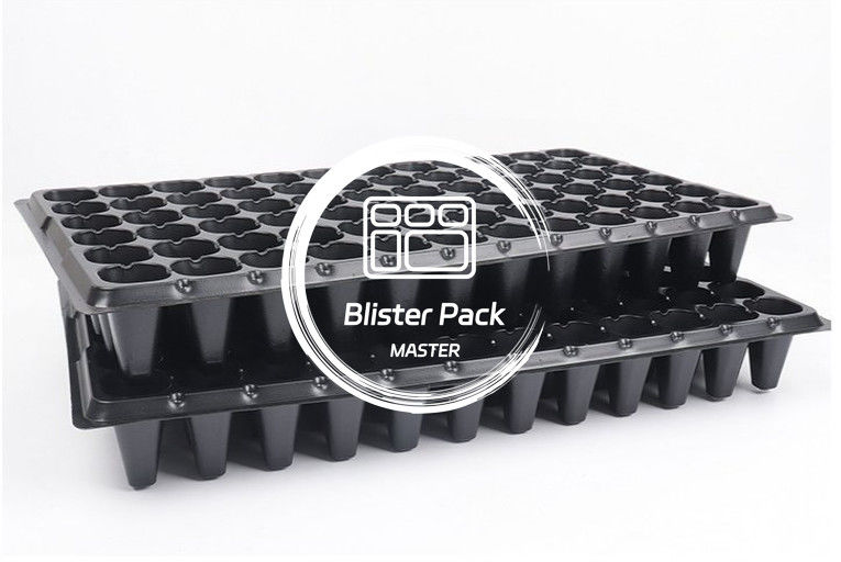 72 Cell Seedling Starter Trays Eco-Friendly Plastic Cultivation Plates for Plant Growing