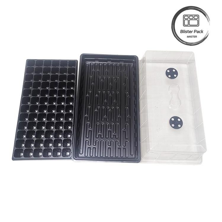 Economical Plastic Seedling Trays For Tomatoes Efficient Germination System For Seed Starters