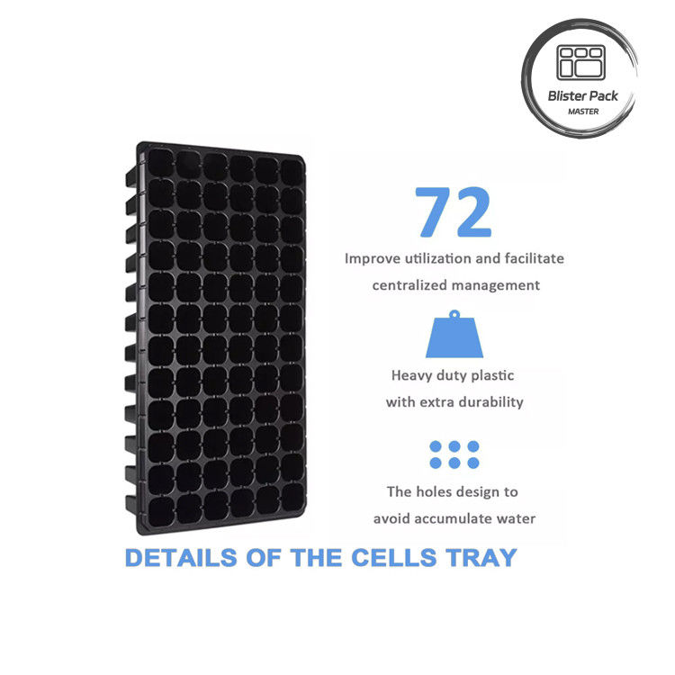 Economical Plastic Seedling Trays For Tomatoes Efficient Germination System For Seed Starters