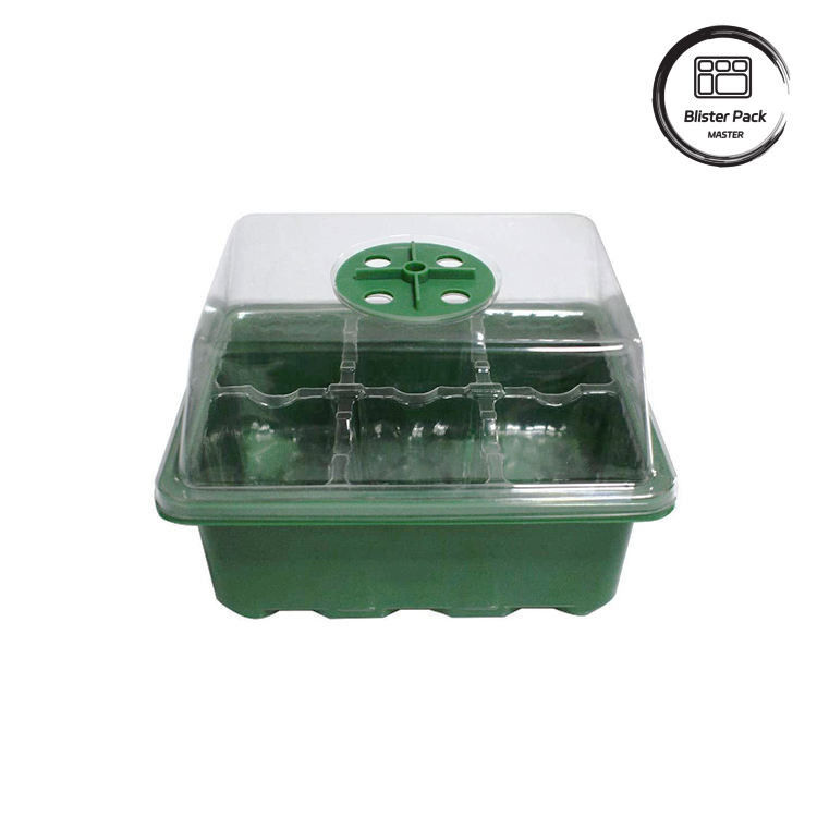 Stylish Garden Decor Indoor rigid Plastic Seed Trays Micro Green Nursery System