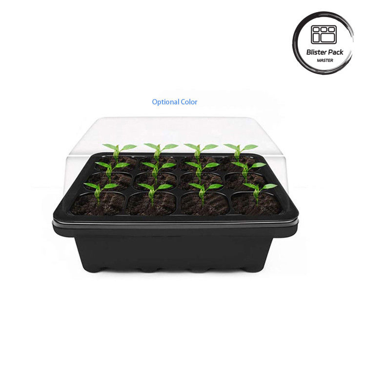 Stylish Garden Decor Indoor rigid Plastic Seed Trays Micro Green Nursery System