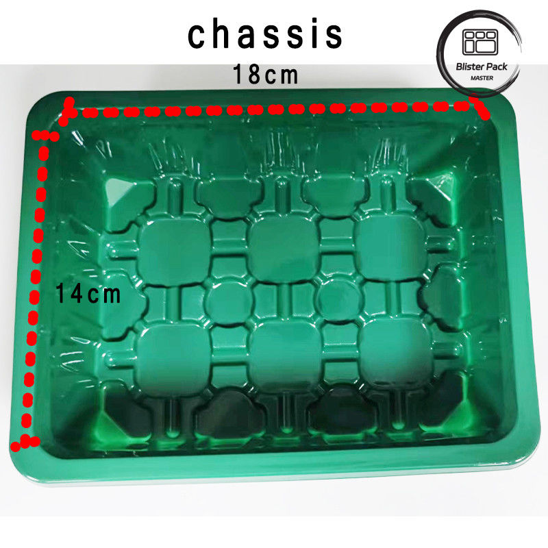 Multi Functional Indoor Garden Nursery Box Plastic Seedling Trays / 6 Cell Seedling Trays