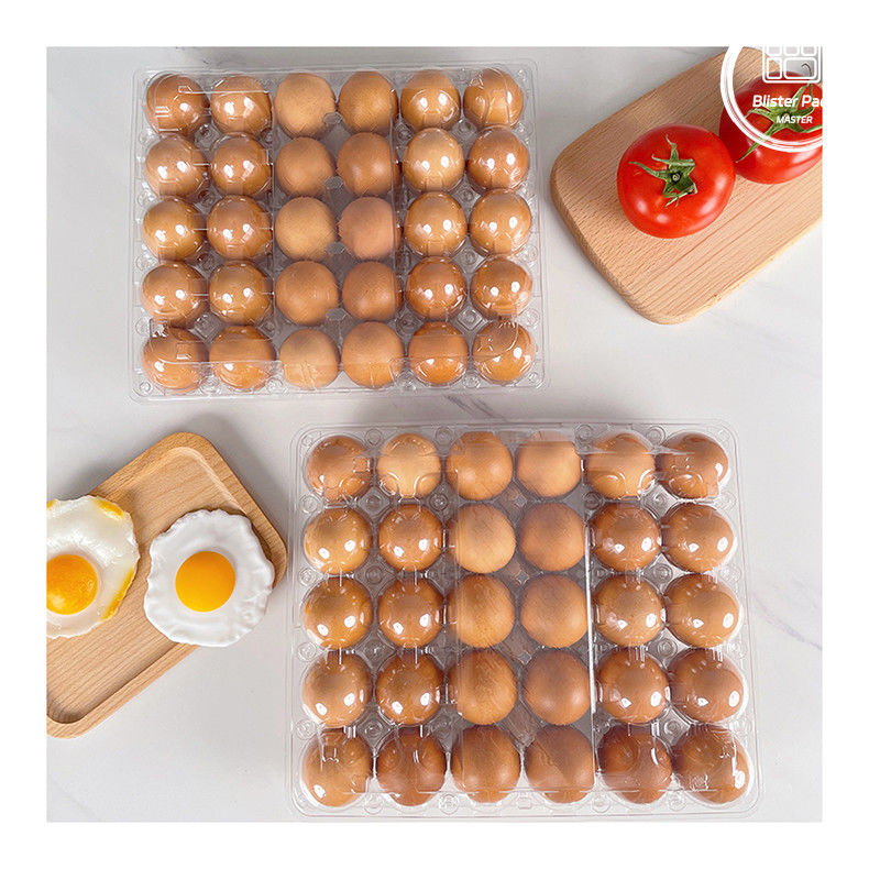 30 Hole Plastic Egg Tray Packaging Carton By Manufacturers For Secure Egg Storage