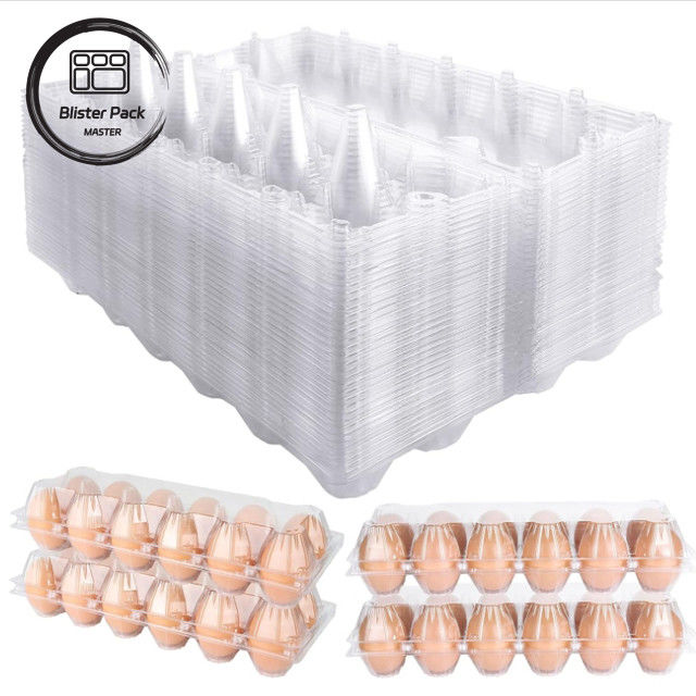 Custom Egg Carton Trays Multiple Sizes (4, 6, 12, 15, 20, 30 Slots) for Efficient Egg Packaging