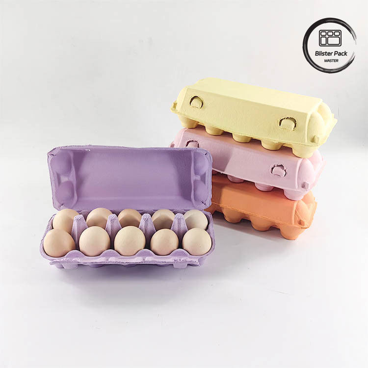 Custom Eco Quail Egg Packaging 12 6 4 Paper Pulp Box Egg Cartons For Chicken Eggs