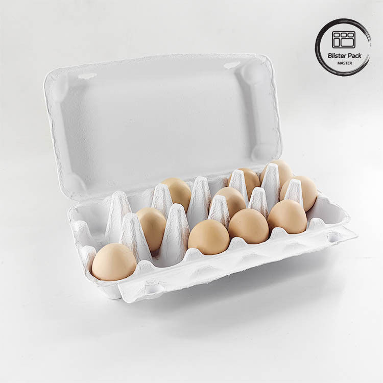 Custom Eco Quail Egg Packaging 12 6 4 Paper Pulp Box Egg Cartons For Chicken Eggs
