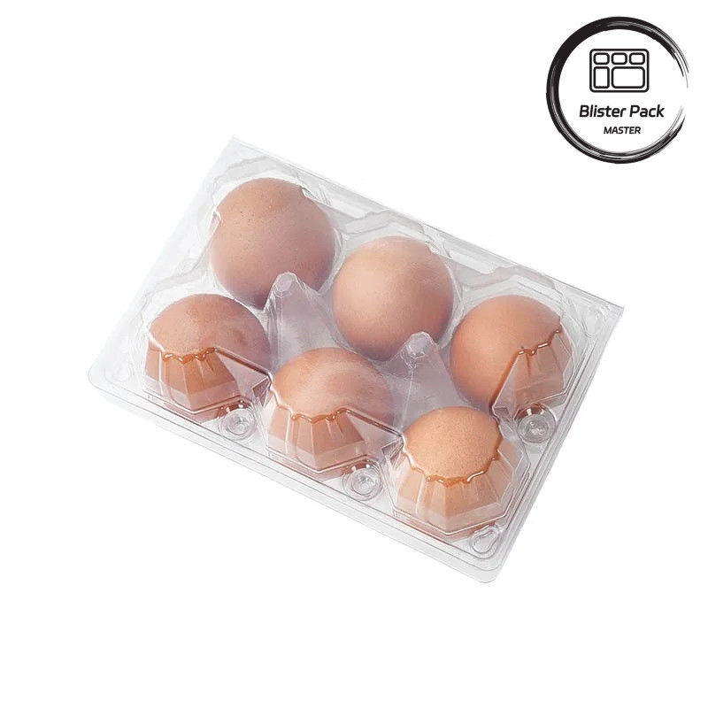 28 Hole Thermoformed Custom Clear PET Plastic Transparent Egg Blister Tray For Chicken Eggs