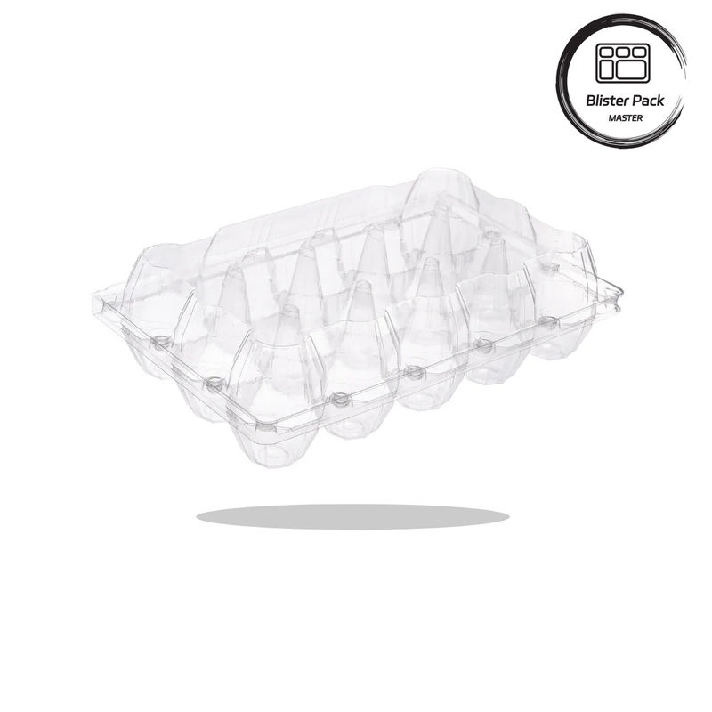20/24/30 Cell PET Clear Plastic Egg Blister Tray Disposable Quail Chicken Egg Packaging with Lid