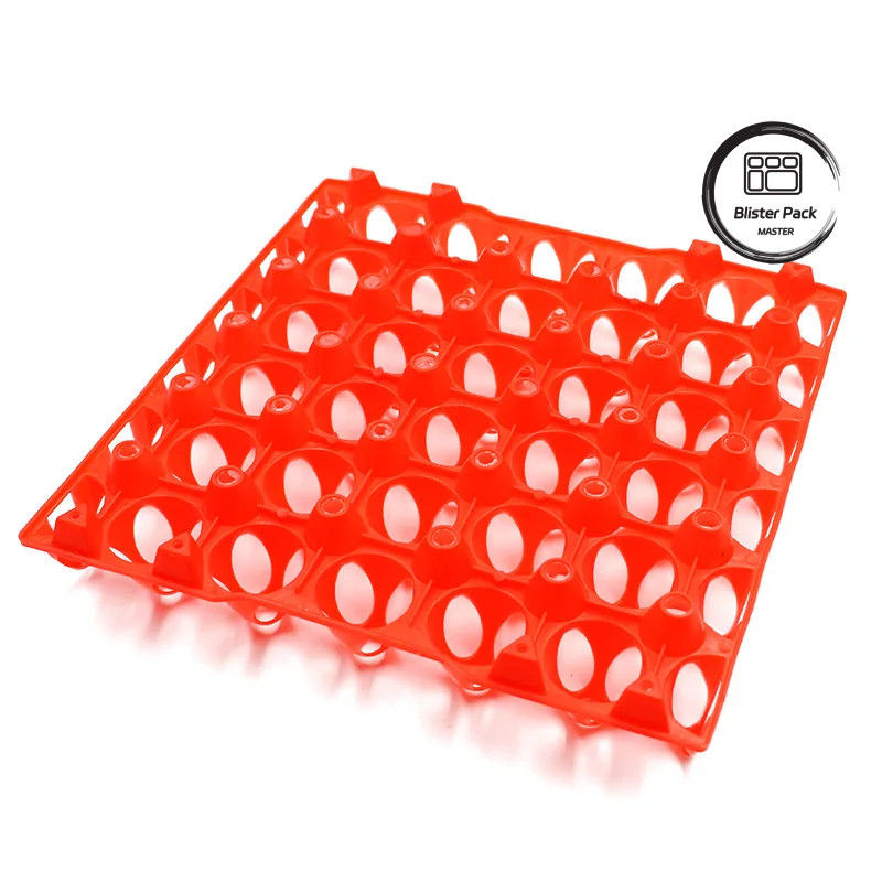 30 Egg Blister Tray Colorful Plastic Crate Durable Thermoformed Plastic Trays For Chicken Farm