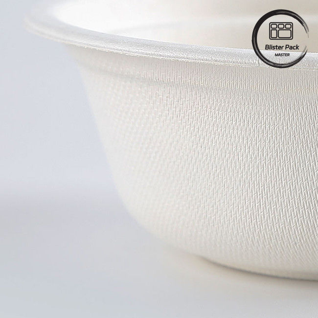 PFAS Free Biodegradable Sugarcane Bagasse Bowls Disposable Soup and Salad Bowls 8oz to 32oz