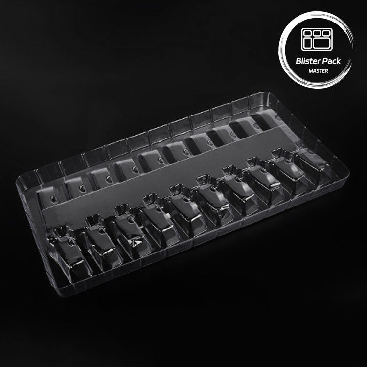 Transparent Blister Vacuum Formed Tray for Medical Vials - Secure Ampoule Packaging