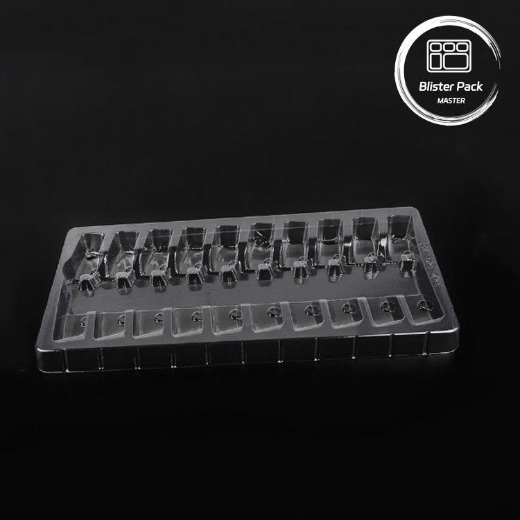 Transparent Blister Vacuum Formed Tray for Medical Vials - Secure Ampoule Packaging