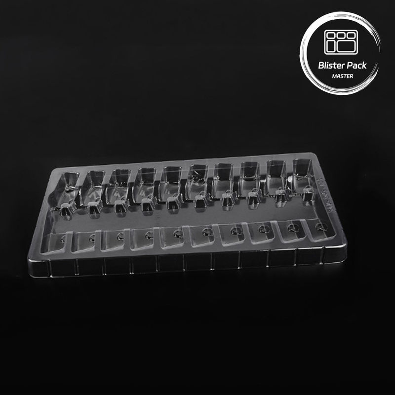 Transparent Blister Vacuum Formed Tray for Medical Vials - Secure Ampoule Packaging