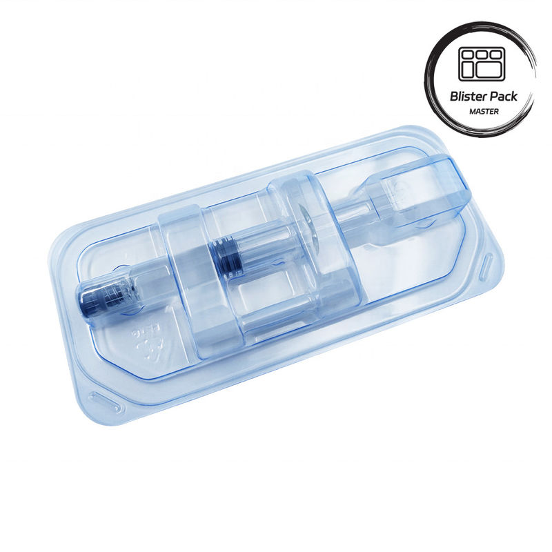 Sterilized Medical Blister Packaging For Hyaluronic Acid Disposable Cosmetic Medical Tray Packaging