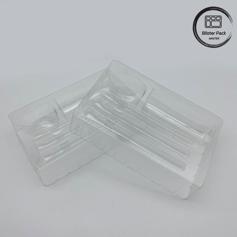 Custom PP PVC  PET Plastic Medical Blister Packs Low MOQ For Medical Food And Electronic