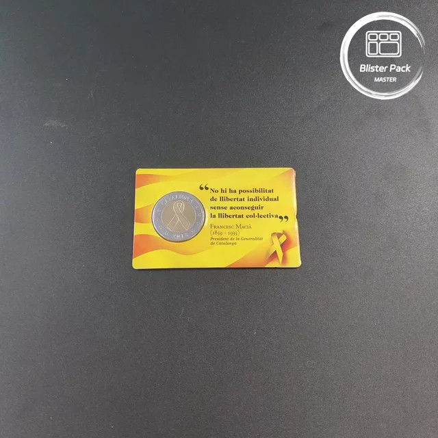 Clear Double Custom Blister Packaging Clamshell for Coins with Cardboard Packaging
