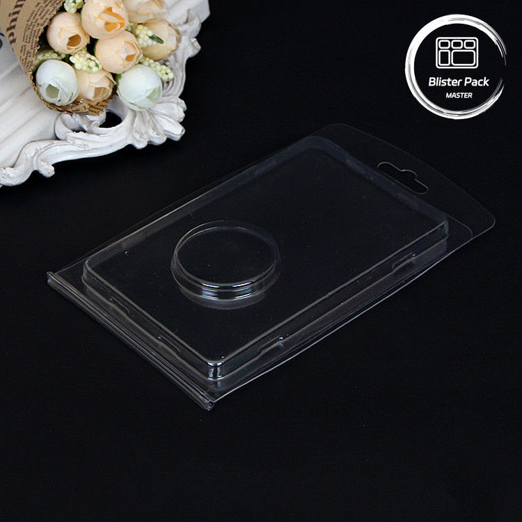 Clear Double Custom Blister Packaging Clamshell for Coins with Cardboard Packaging