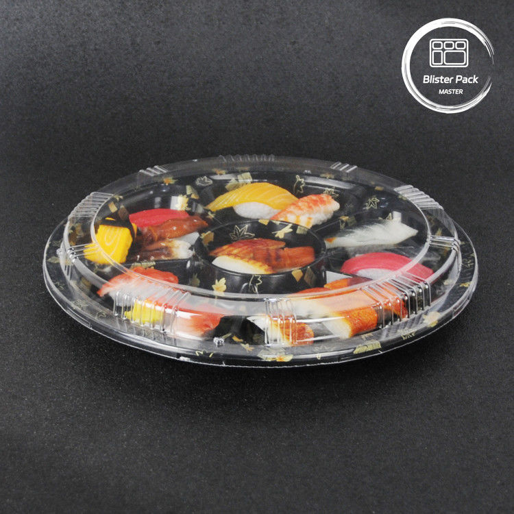 Round Food Packaging Sushi Take Out Containers For Fresh And Convenient Dining Experience