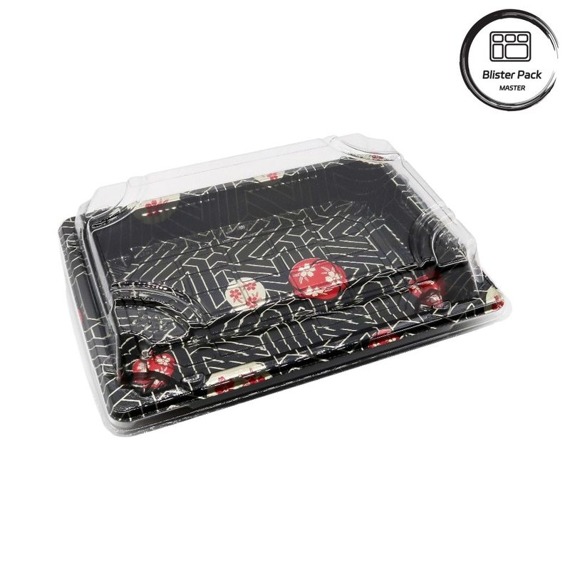 Premium Japanese Style Disposable Plastic Sushi Tray Ideal for Professional and Home Use