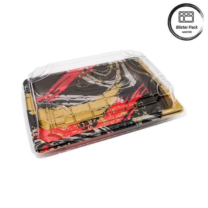 Premium Japanese Style Disposable Plastic Sushi Tray Ideal for Professional and Home Use