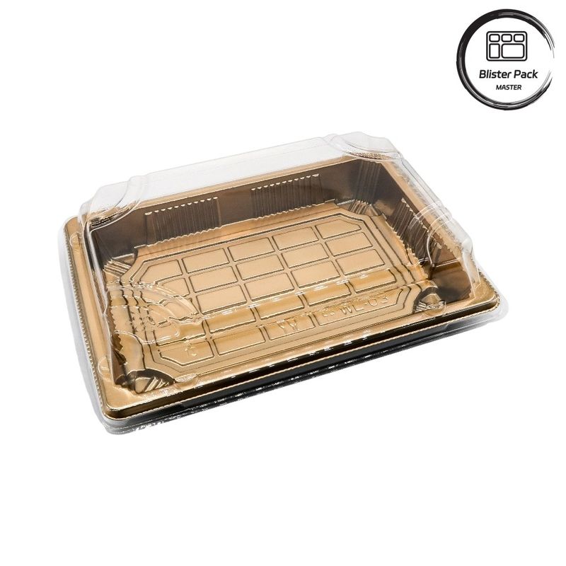 Premium Japanese Style Disposable Plastic Sushi Tray Ideal for Professional and Home Use