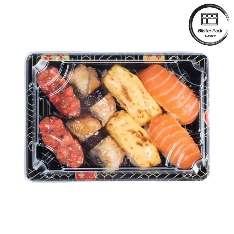 Premium Japanese Style Disposable Plastic Sushi Tray Ideal for Professional and Home Use