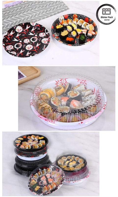 Blister Salad Box Takeaway Convenient And Eco Friendly Plastic Sushi Container