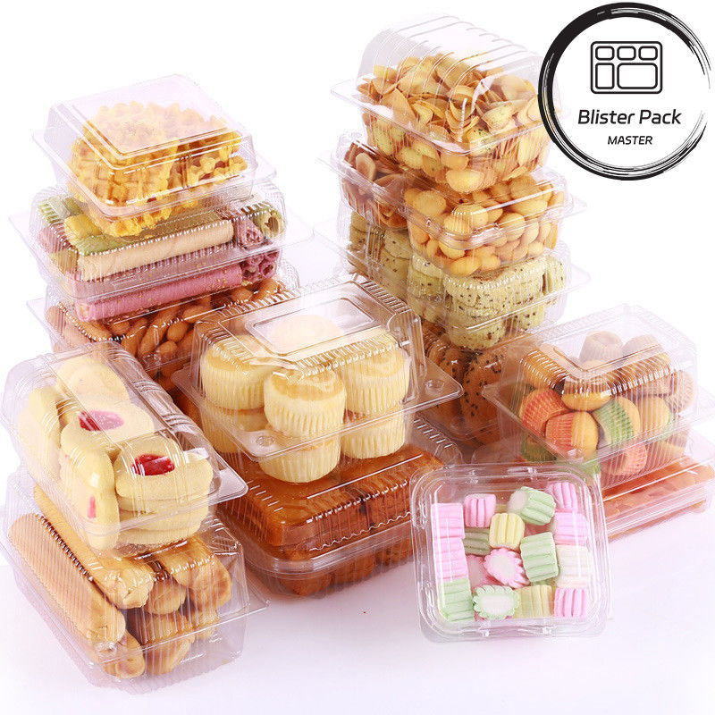 Disposable Clear PET Cake Blister Packaging Baking Suitable for Pastries and Baked Goods