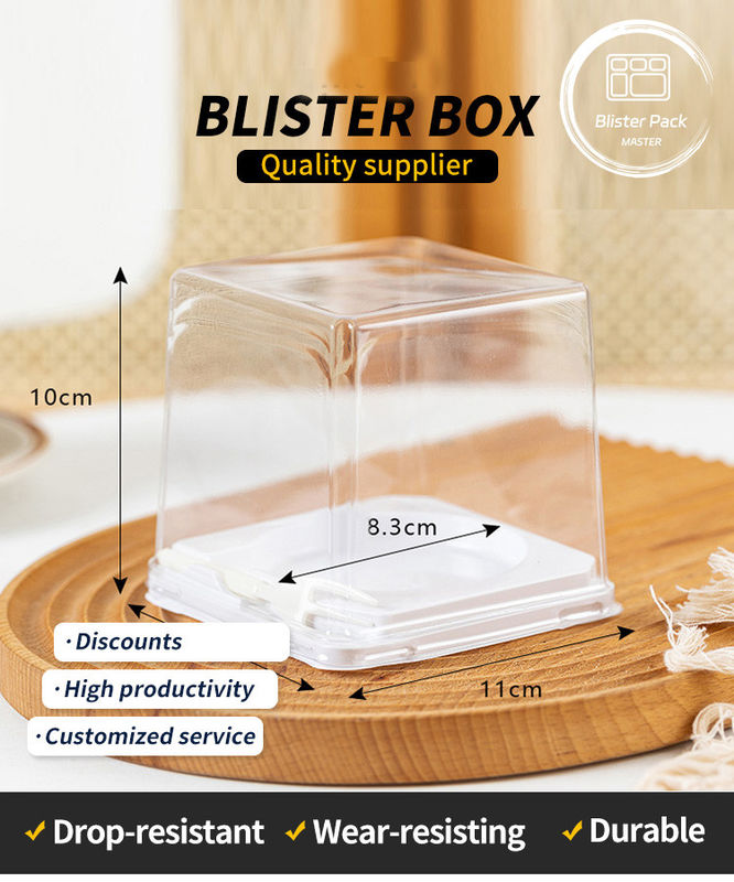 Disposable Thermoforming Food Cake Blister Packaging Convenient and Eco-Friendly