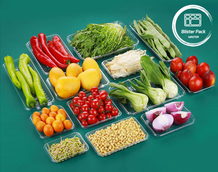 Disposable PET Food Grade Fruit & Vegetable Trays For Safe And Fresh Storage