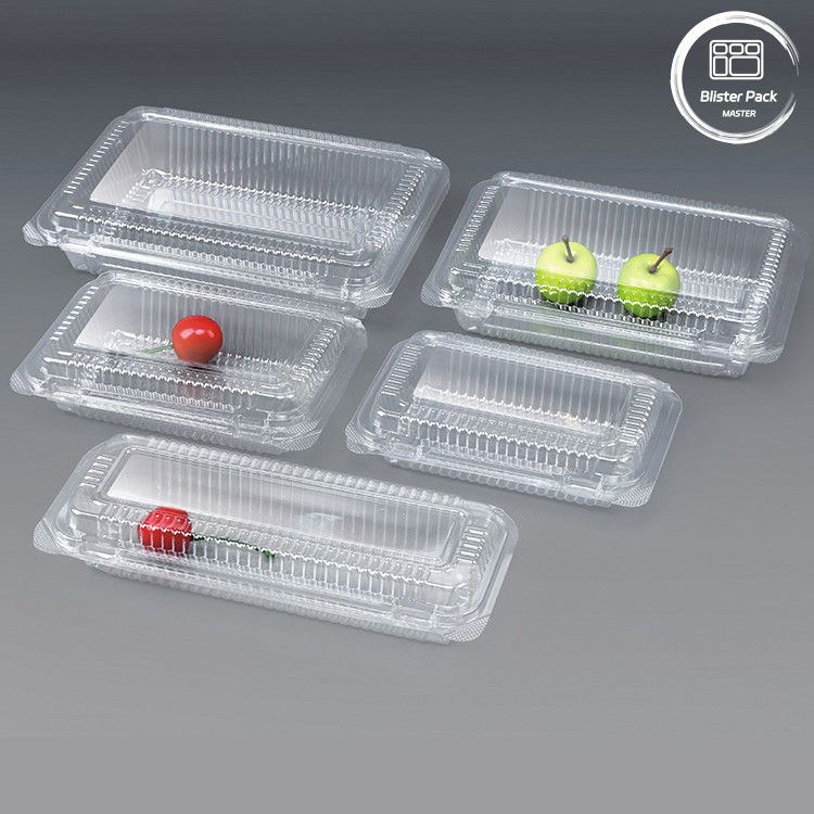 Custom Transparent Disposable Fruit Container - Plastic PET Tray For Fresh Produce Storage