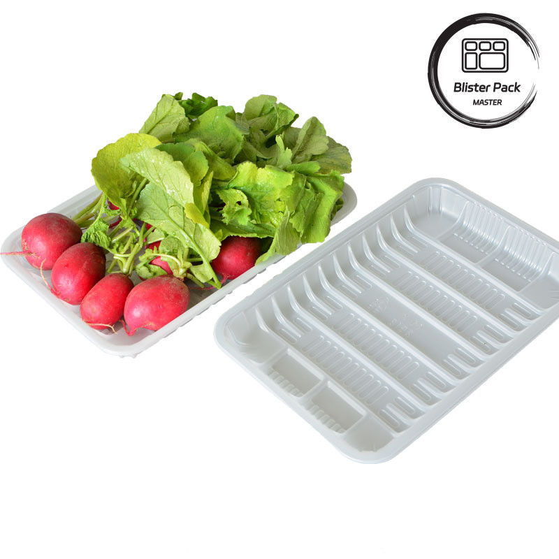 Transparent PET Fresh Vegetable Tray and Fresh Fruit Tray - Ideal for Display and Storage