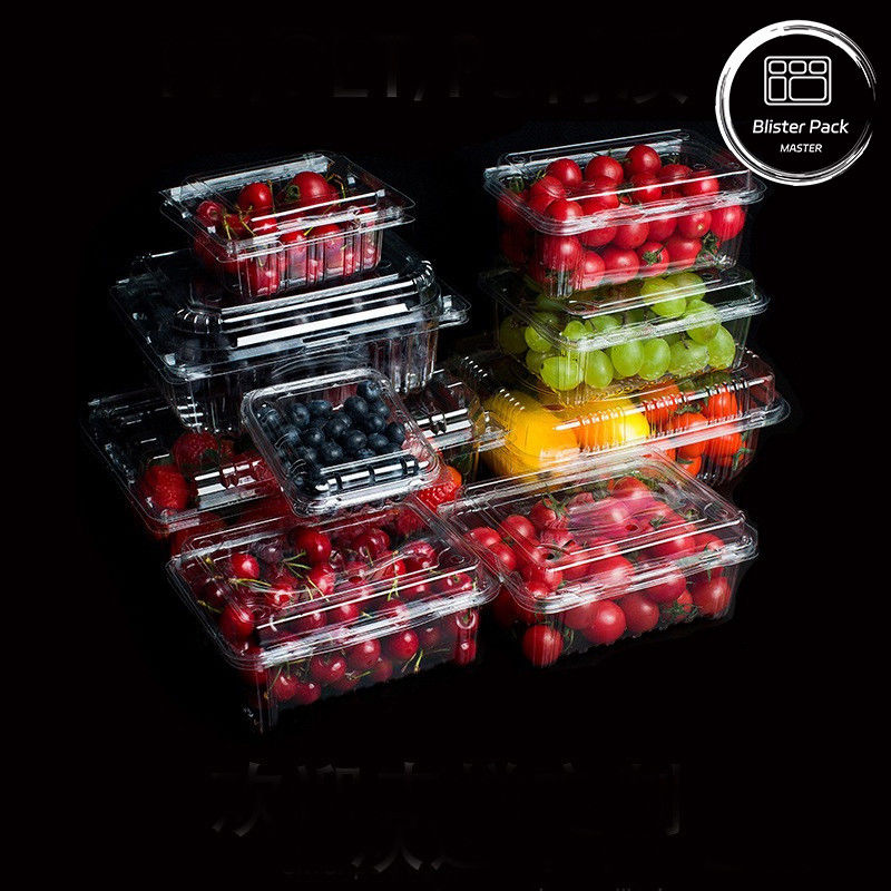 Transparent PET Fresh Vegetable Tray and Fresh Fruit Tray - Ideal for Display and Storage