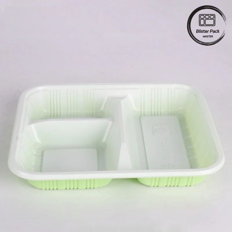 Custom 2-3-4 Compartment PP Hot Food Takeaway Bento Boxes Eco Friendly Rectangular