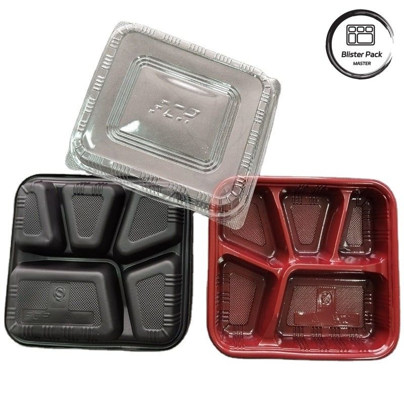 Custom 2-3-4 Compartment PP Hot Food Takeaway Bento Boxes Eco Friendly Rectangular