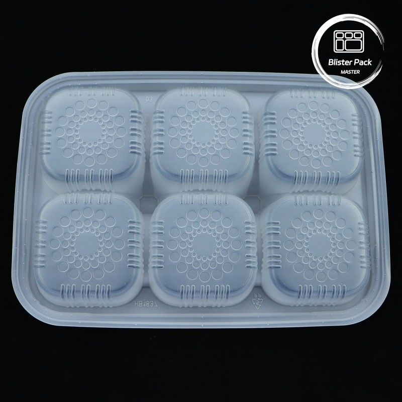 Bakery Blister Packaging Disposable Food Containers With Lids For Desserts Pastry Shops