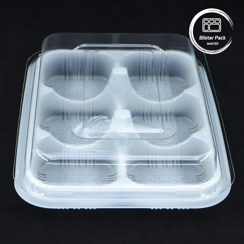 Bakery Blister Packaging Disposable Food Containers With Lids For Desserts Pastry Shops