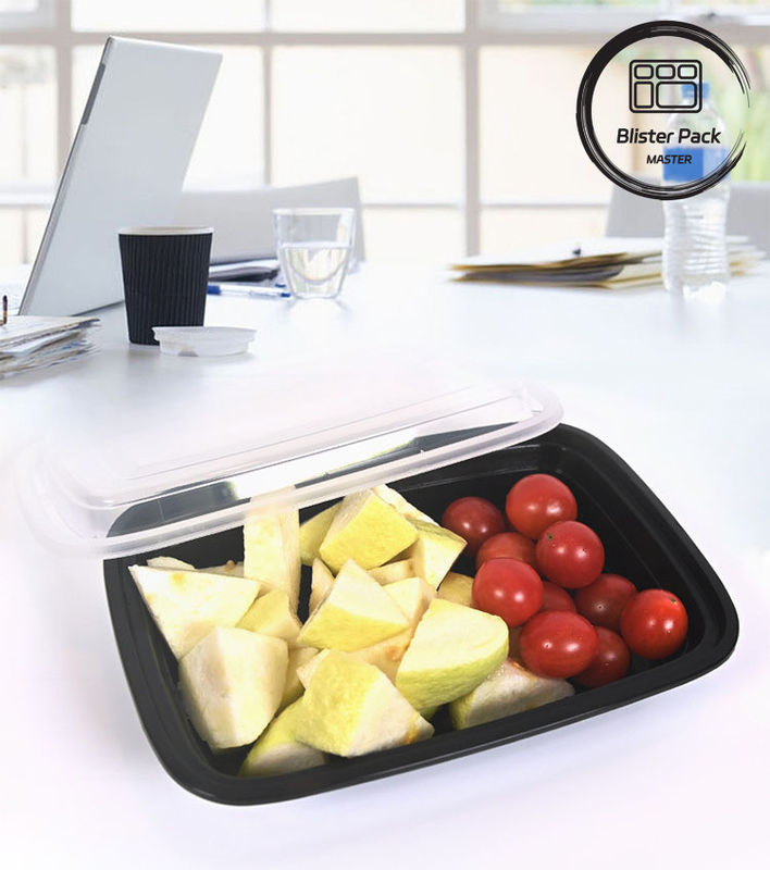 24/28/32 Oz Meal Prep Containers Rectangular Disposable Food Boxes with Lids Bento Style