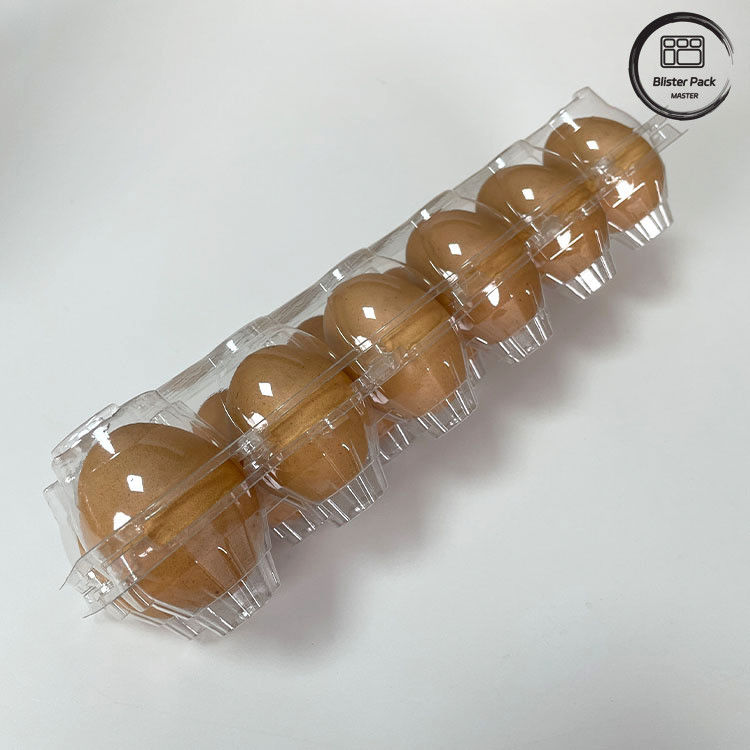 12 Count Reusable Chicken Egg Plastic Blister Tray Thermoforming Tray For Storage And Transportation
