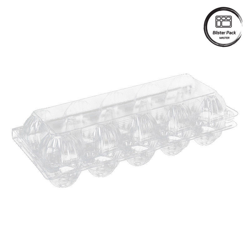 20/24/30 Cell PET Clear Plastic Egg Blister Tray Disposable Quail Chicken Egg Packaging with Lid