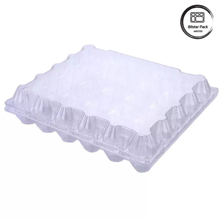 Customized Size PET Egg Blister Tray Disposable Vacuum Formed Plastic Trays
