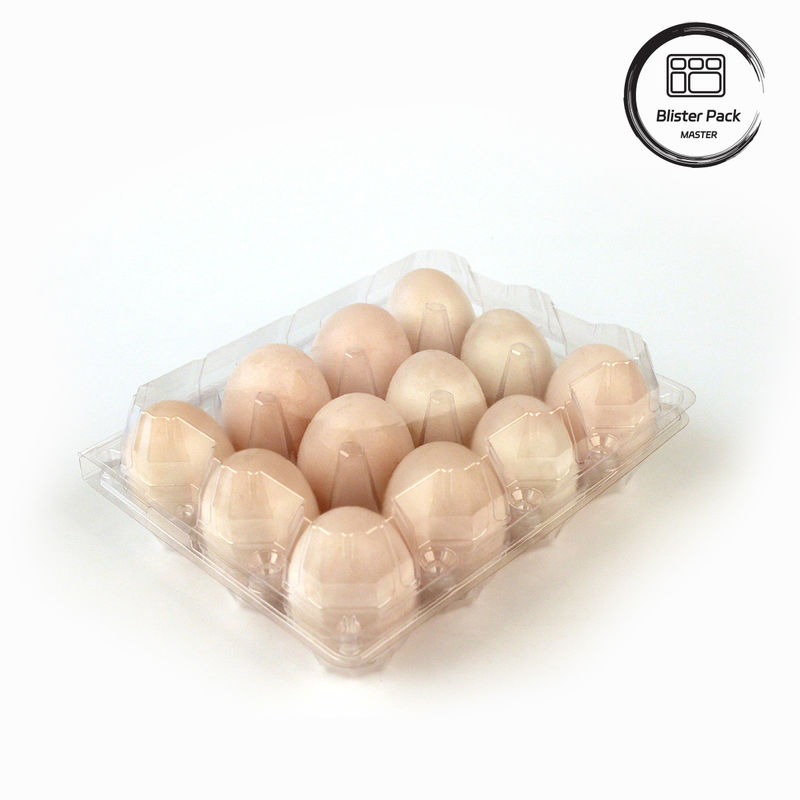 Plastic Egg Tray Versatile Container With 4 To 15 Holes Transparent Custom Thermoformed Trays