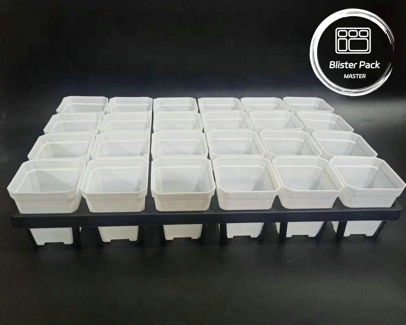 Durable Plastic Planter Tray 24 Hole Succulent Nursery Pot Cultivation Tray for Garden