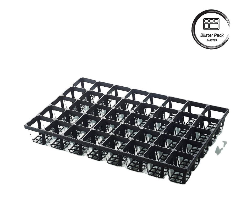 Multi Size Plastic Seedling Trays 6, 12, 20, 24, 40 Cells Durable for Gardening