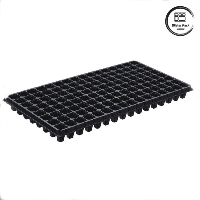 Durable Plastic Seedling Trays, 32 to 200 Cells, Ideal for Germinating Vegetables and Flowe