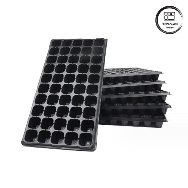 Durable Plastic Seedling Trays, 32 to 200 Cells, Ideal for Germinating Vegetables and Flowe