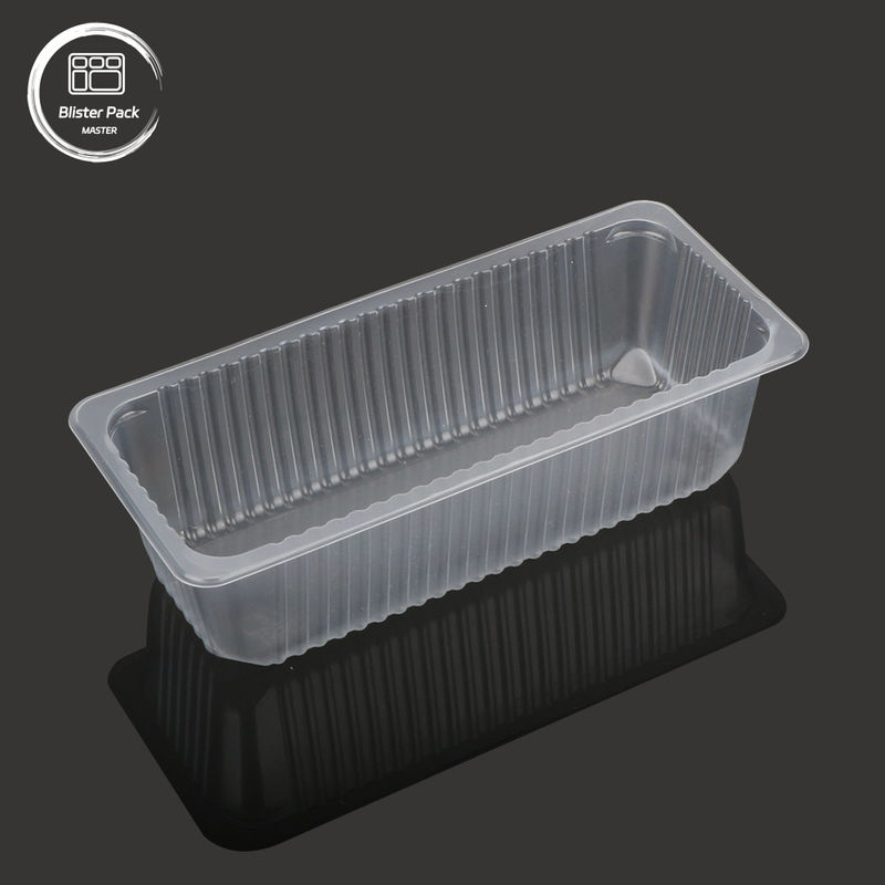 Disposable Long PP Plastic Biscuit Food Plastic Cookie Packaging Tray - Blister Pack Master
